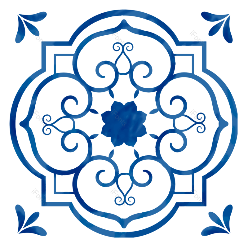 花纹图片,底纹元素,图案PNG,蓝色免抠素材